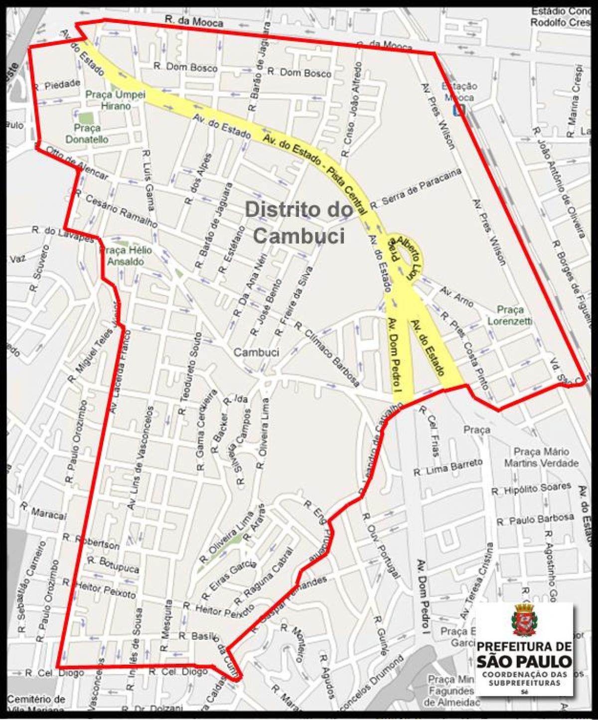 نقشه کمبوکی São Paulo