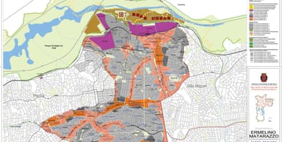 نقشه ارملینو مترززو São Paulo - اشغال خاک
