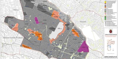 نقشه اریکندووا-ویلا Formosa, São Paulo - اشغال خاک