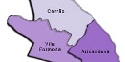 نقشه اریکندووا-ویلا Formosa آدور
