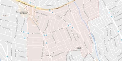 نقشه ایتیم پولیستا São Paulo