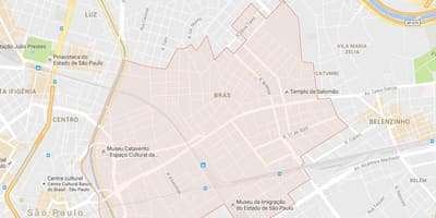 نقشه از برص, São Paulo