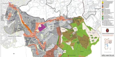 نقشه از سن متوس, São Paulo - اشغال خاک