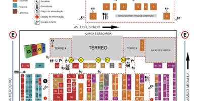 نقشه شهری بازار, São Paulo