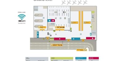 نقشه فرودگاه بین المللی, São Paulo-Guarulhos - ترمینال 4