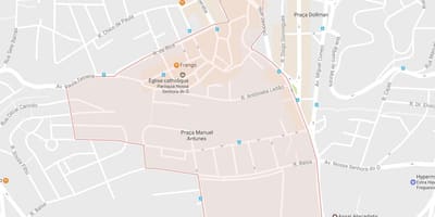 نقشه فرگوسیا دو Ó, São Paulo
