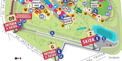 نقشه مدار Interlagos