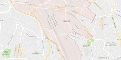 نقشه از موکا, São Paulo