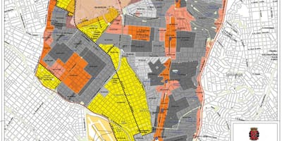 نقشه ویلا ماریانا, São Paulo - اشغال خاک