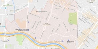 نقشه ویلا Guilherme São Paulo