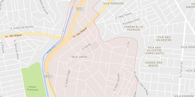 نقشه ویلا Jacuí São Paulo