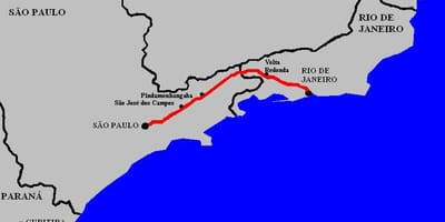 نقشه پرزیدنت دوترا - بزرگراه BR 116