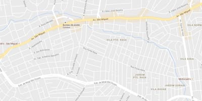 نقشه پونته رسا, São Paulo