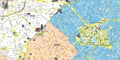 نقشه گردشگری سائو پائولو