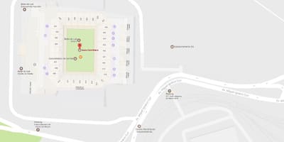 نقشه Arena Corinthians - دسترسی