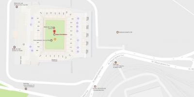 نقشه Arena Corinthians - دسترسی