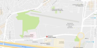 نقشه Campo de Marte فرودگاه