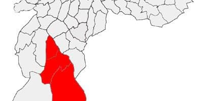 نقشه کپلا دو سکررو آدور São Paulo