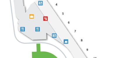 نقشه از CGH فرودگاه