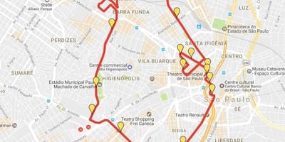 نقشه Corrida بین المللی سن سیلوستر