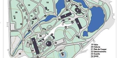 نقشه Ibirapuera