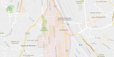 نقشه Ipiranga, São Paulo