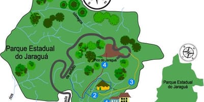 نقشه Jaraguá اوج