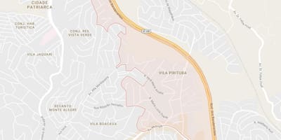 نقشه Pirituba São Paulo