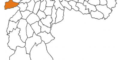 نقشه Raposo Tavares منطقه