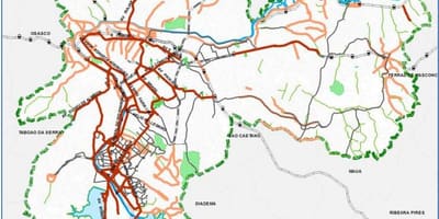 نقشه از سائو پائولو, دوچرخه سواری, مسیر
