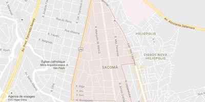 نقشه Sacomã São Paulo