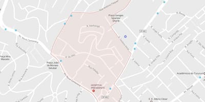 نقشه Tucuruvi São Paulo