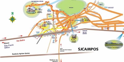 نقشه UNIVAP São Paulo